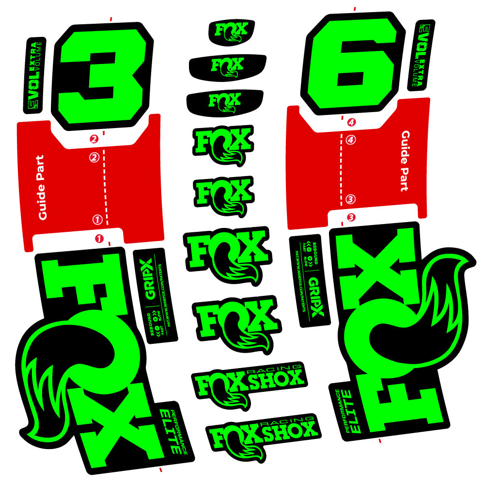 Adesivi Forcella Fox 36 Performance Elite in vinile