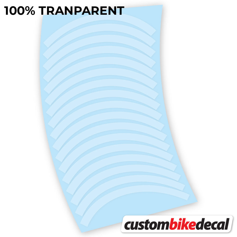 Adesivi Cerchi MTB Bikes Protector in vinile - Trasparente