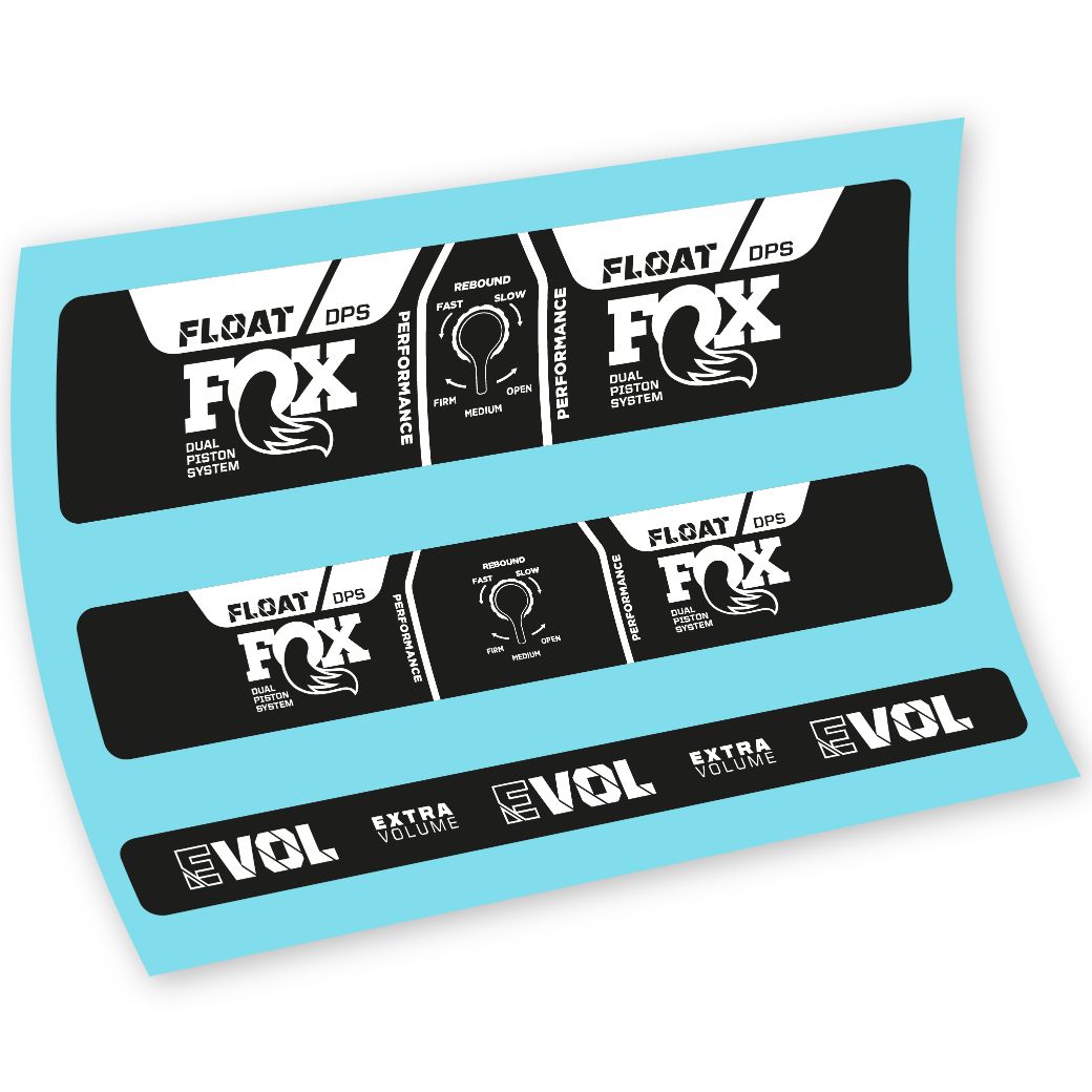 Adesivi Ammortizzatore Fox Float DPS Performance 2021 in vinile