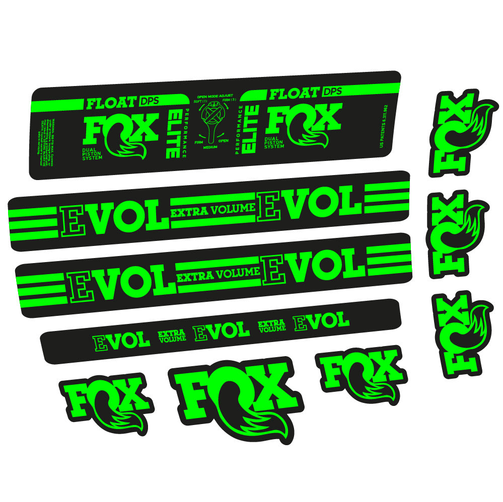 Adesivi Ammortizzatore Fox Float DPS Elite Amortisseur in vinile