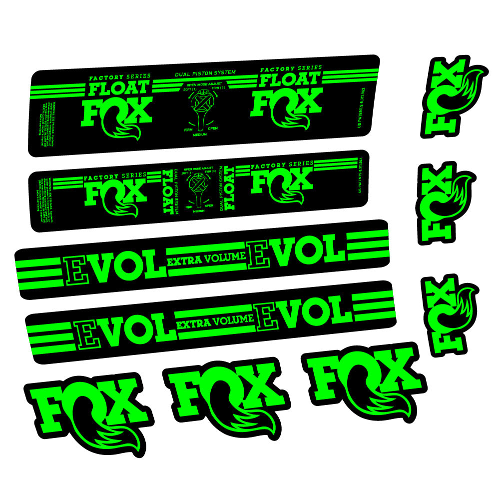 Adesivi Ammortizzatore Fox Float DPS Factory Amortisseur in vinile