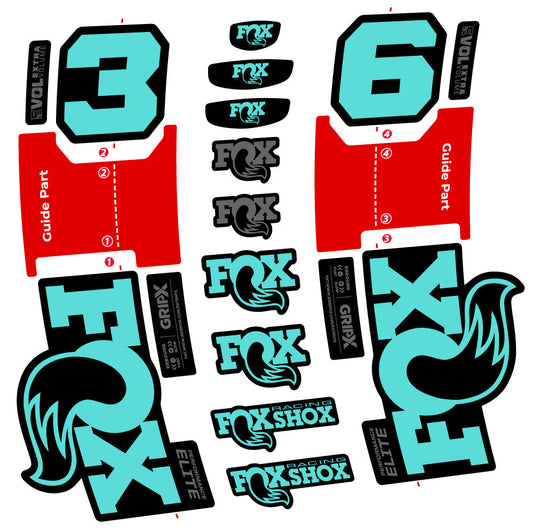 Adesivi Forcella Fox 36 Performance Elite in vinile