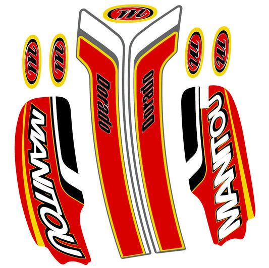 Adesivi Forcella Manitou Dorado Pro Expert Comp 2022 in vinile