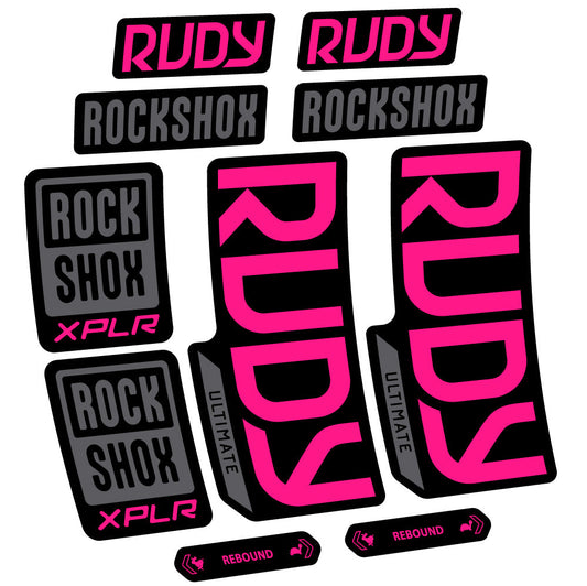 Adesivi Forcella RockShox Rudy Ultimate in vinile