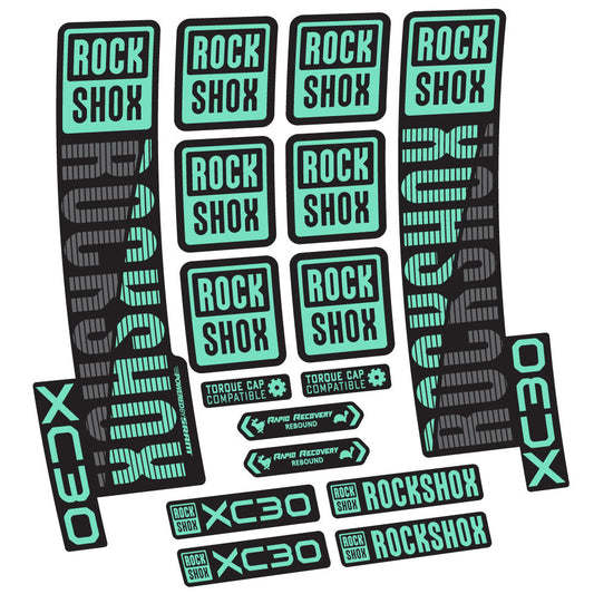 Adesivi Forcella Rock Shox XC30 in vinile