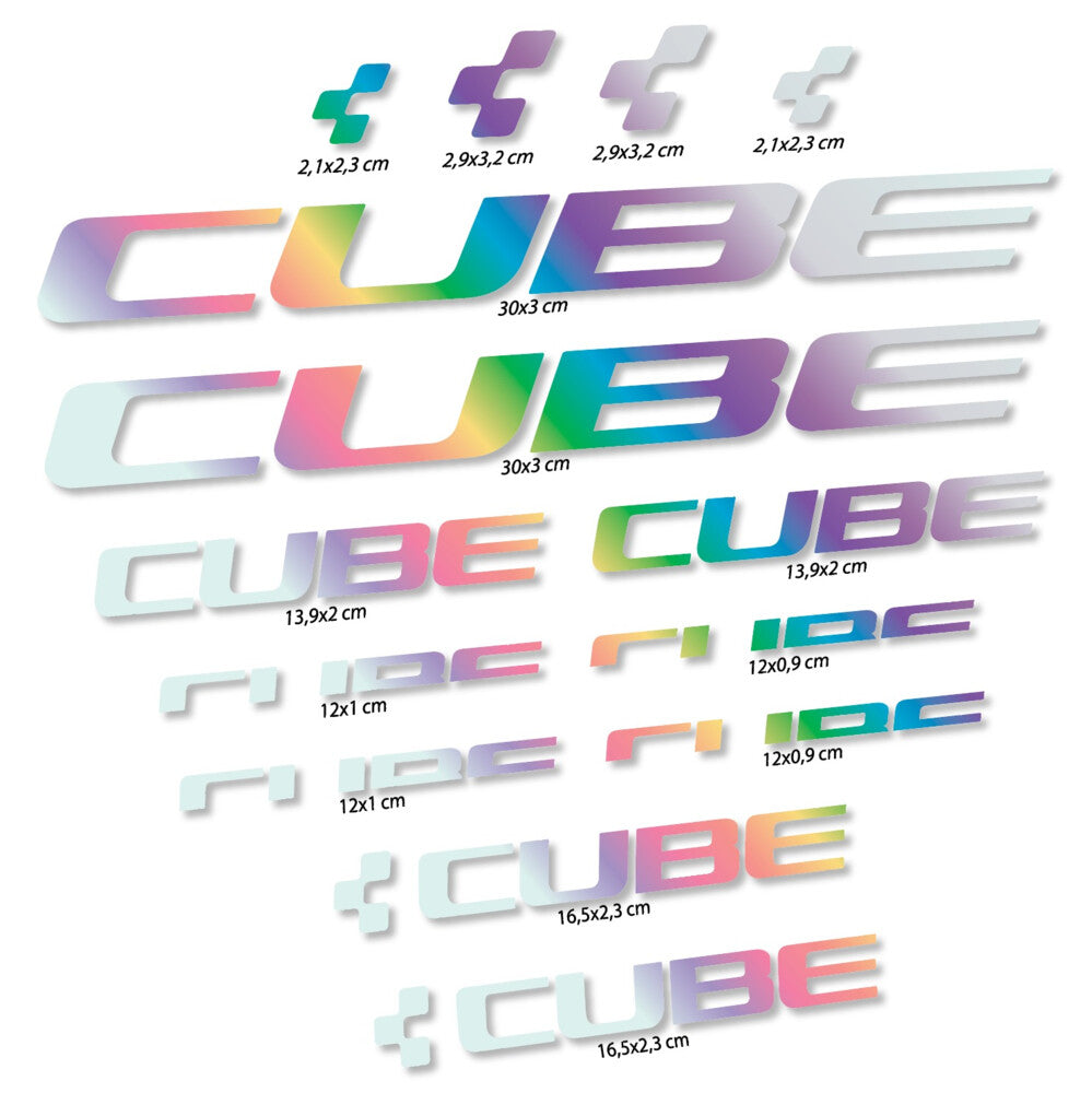 Adesivi Telaio Cube in vinile