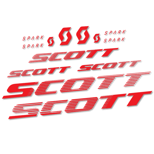 Adesivi Telaio Scott Spark RC 2022 in vinile