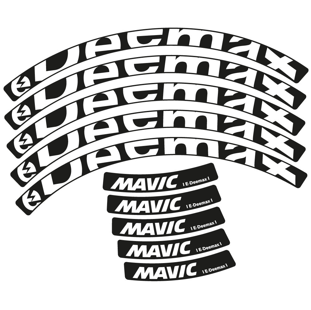 Adesivi Cerchi MTB Mavic E-deemax 2025 in vinile