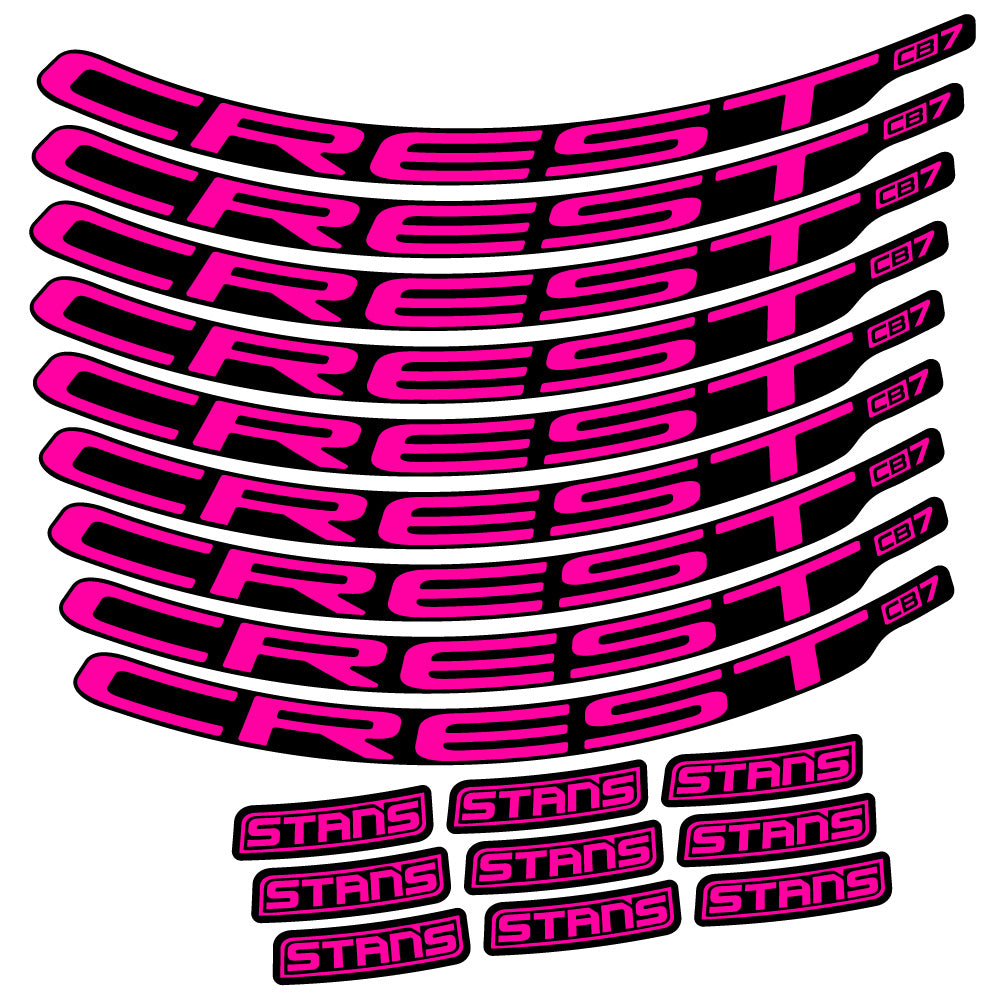 Adesivi Cerchi MTB Stans Crest CB7 in vinile