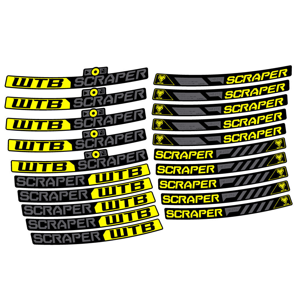 Adesivi Cerchi MTB WTB Scraper i40 in vinile