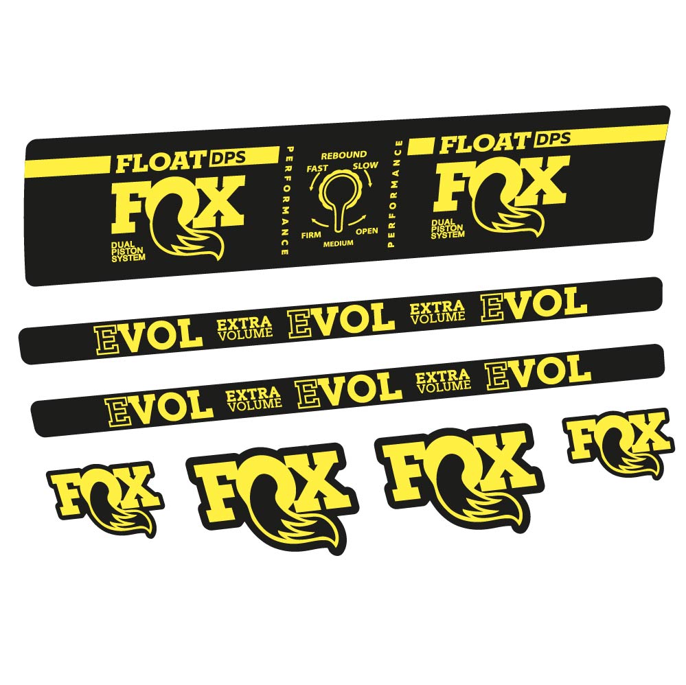 Adesivi Ammortizzatore Fox Float DPS Performance Amortisseur in vinile