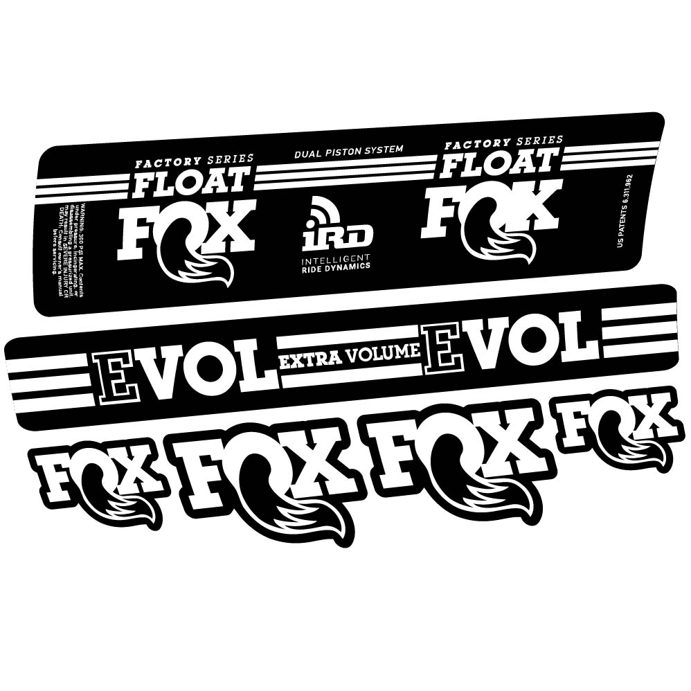 Adesivi Ammortizzatore Fox Float DPS iRD 2016 in vinile
