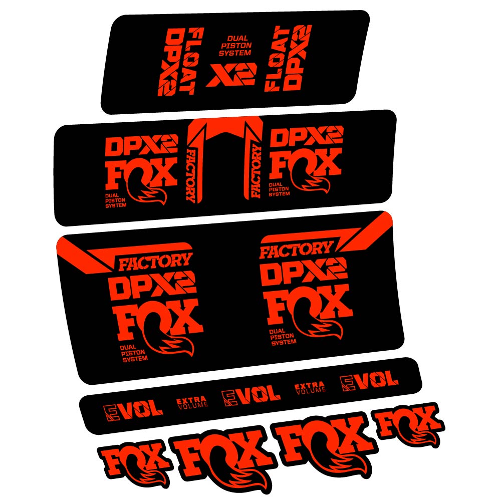 Adesivi Ammortizzatore Fox Float DPX2 2021 in vinile