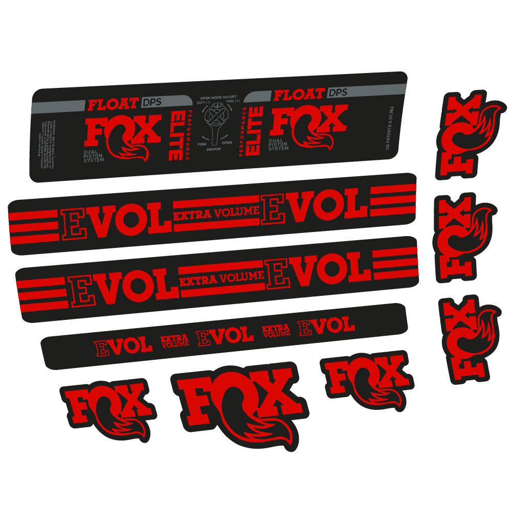 Adesivi Ammortizzatore Fox Float DPS Elite Amortisseur in vinile