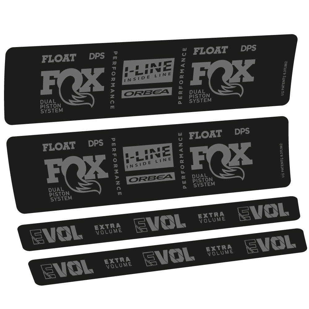 Adesivi Ammortizzatore Fox Float DPS Performance I Line in vinile