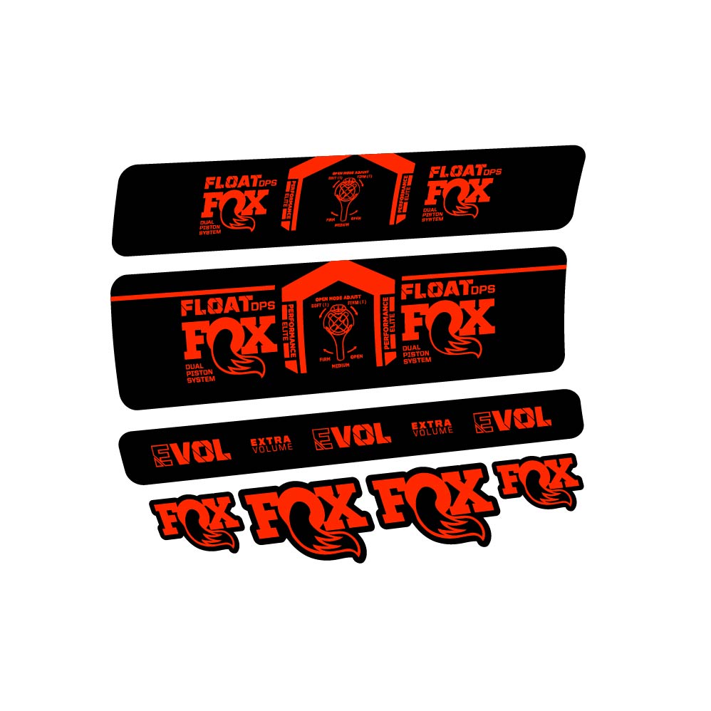 Adesivi Ammortizzatore Fox Float DPS Performance Elite 2021 in vinile
