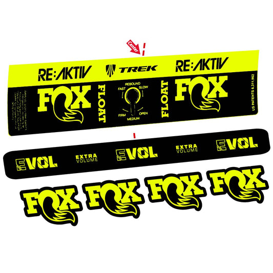 Adesivi Ammortizzatore Fox Float Reactiv Trek in vinile