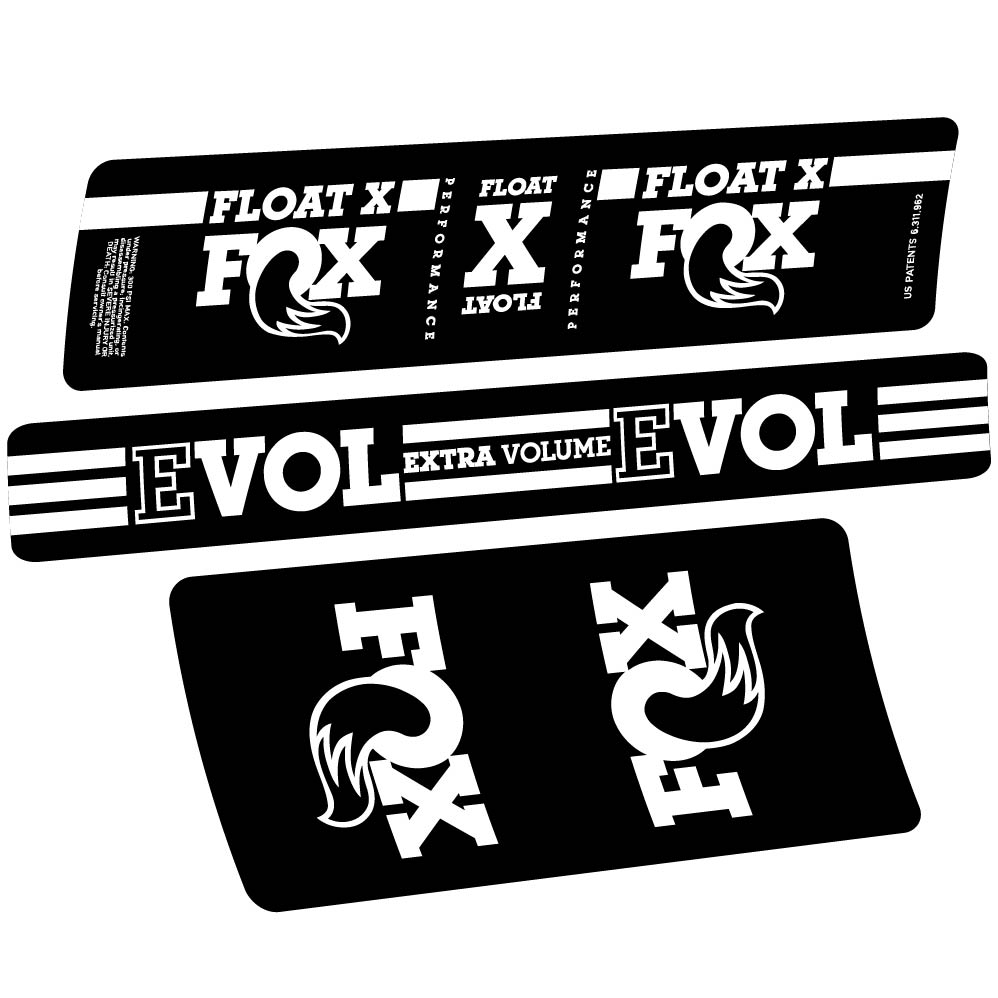Adesivi Ammortizzatore Fox Float X in vinile