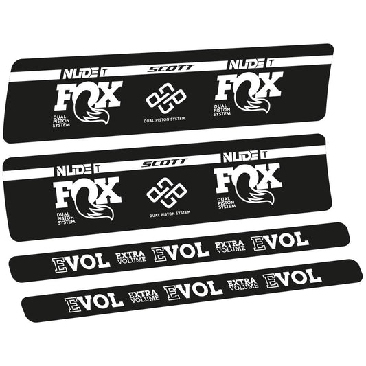 Adesivi Ammortizzatore Fox Nude T Evol in vinile