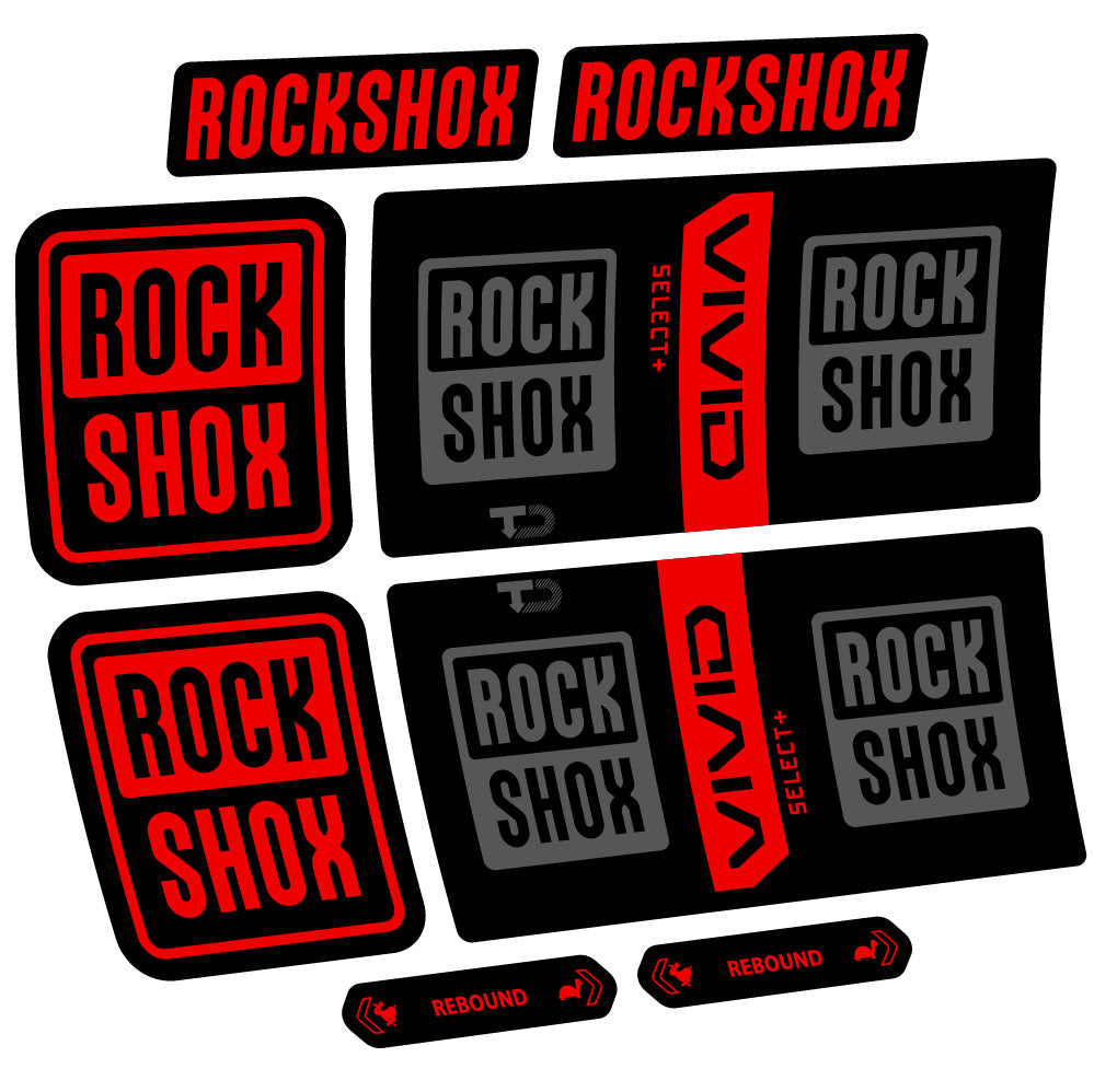 Adesivi Ammortizzatore RockShox Vivid Coil Select Plus in vinile