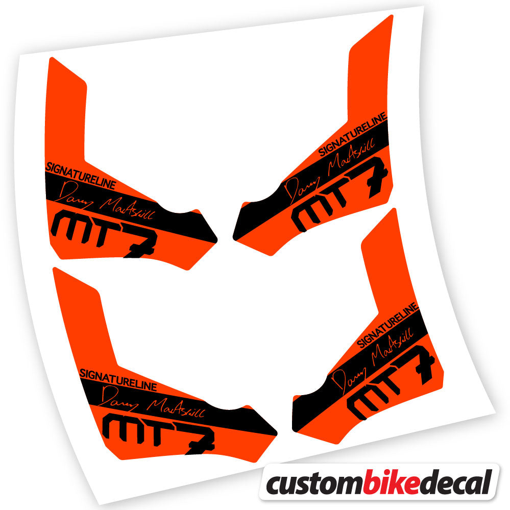 Adesivi Freni Magura Raceline MT7 in vinile - Arancione Neon