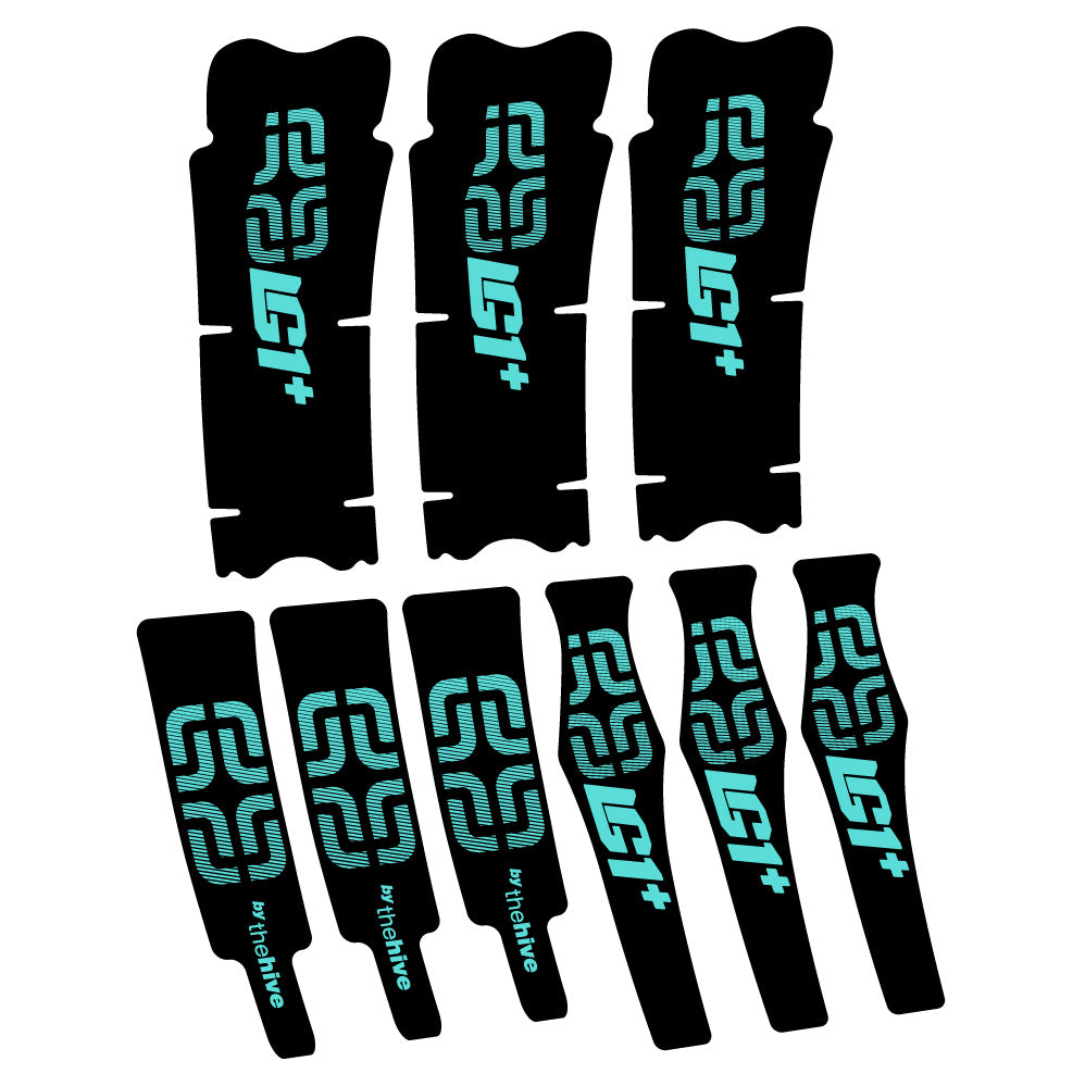 Adesivi Guarnitura E-thirteen LG1 Plus Carbon in vinile