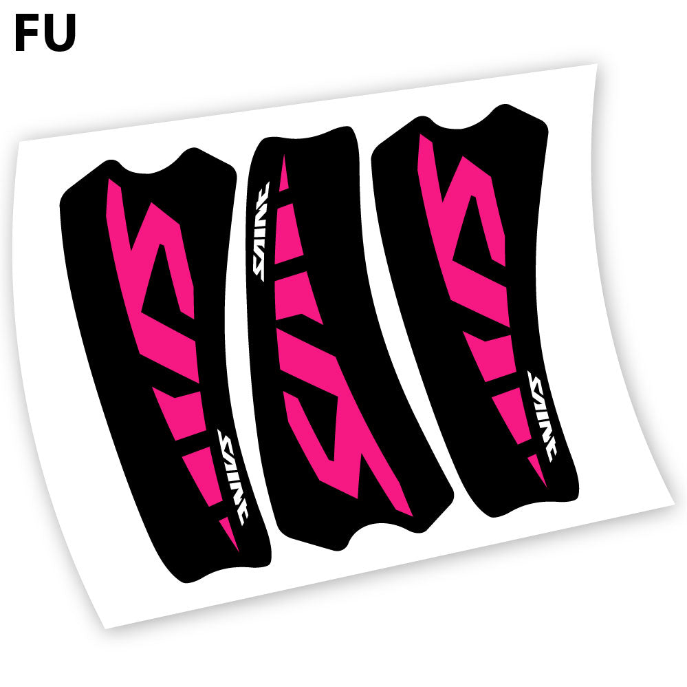 Adesivi Guarnitura Shimano Saint M800 in vinile - Fucsia