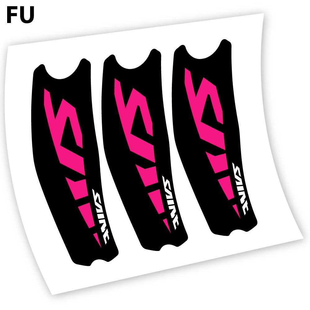 Adesivi Guarnitura Shimano Saint M810 Syicker in vinile - Fucsia