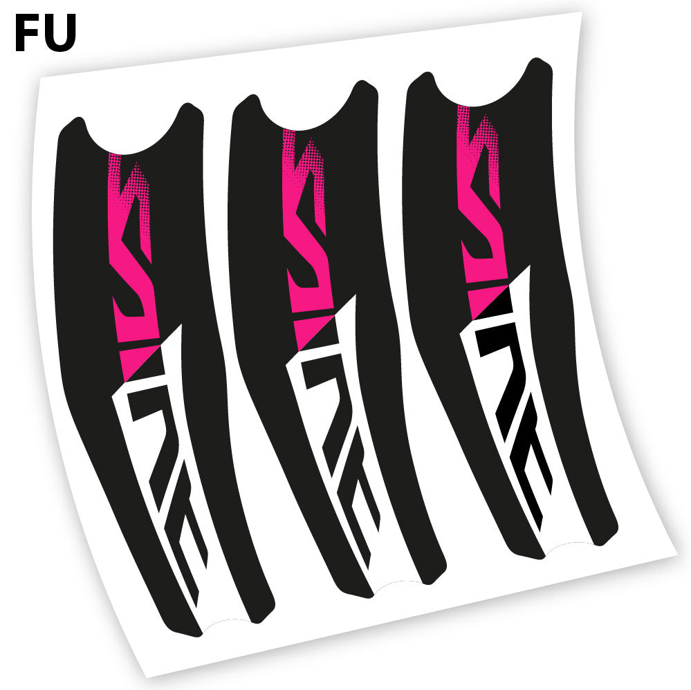 Adesivi Guarnitura Shimano Saint M820 in vinile - Fucsia