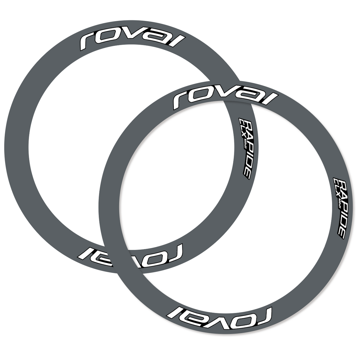 Adesivi Cerchi Bici da Corsa Roval Rapide CLX 2 in vinile