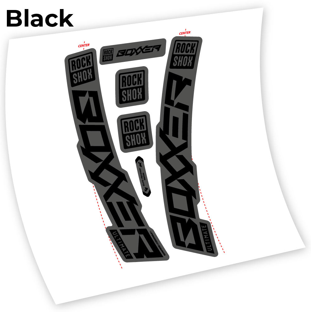 Adesivi Forcella Rock Shox Boxxer Ultimate 2020 27.5" in vinile
