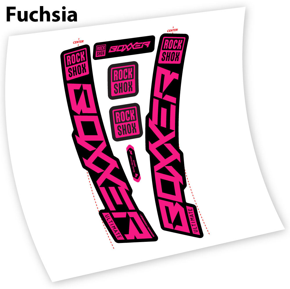 Adesivi Forcella Rock Shox Boxxer Ultimate 2020 27.5" in vinile