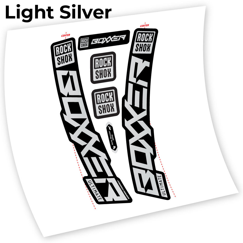 Adesivi Forcella Rock Shox Boxxer Ultimate 2020 27.5" in vinile