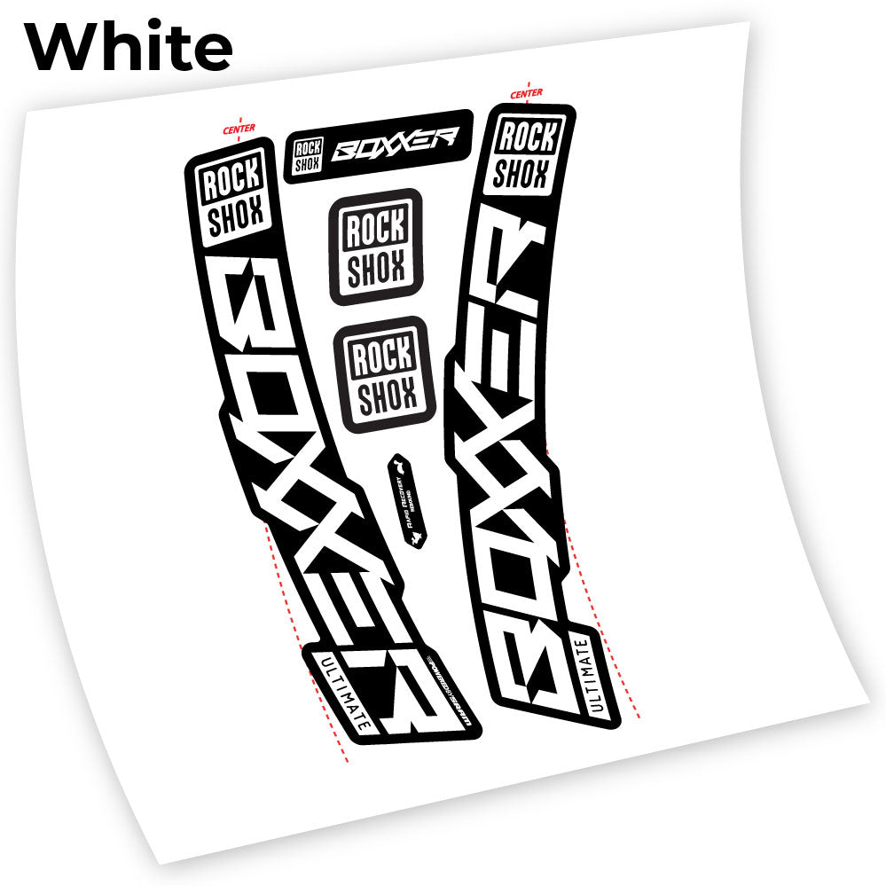 Adesivi Forcella Rock Shox Boxxer Ultimate 2020 27.5" in vinile
