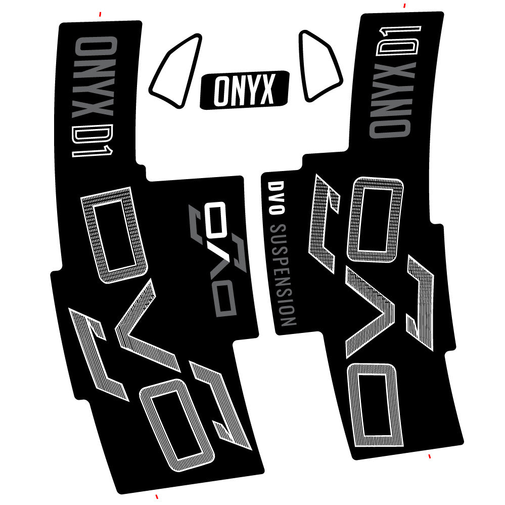 Adesivi Forcella DVO Onyx D1 2024 in vinile