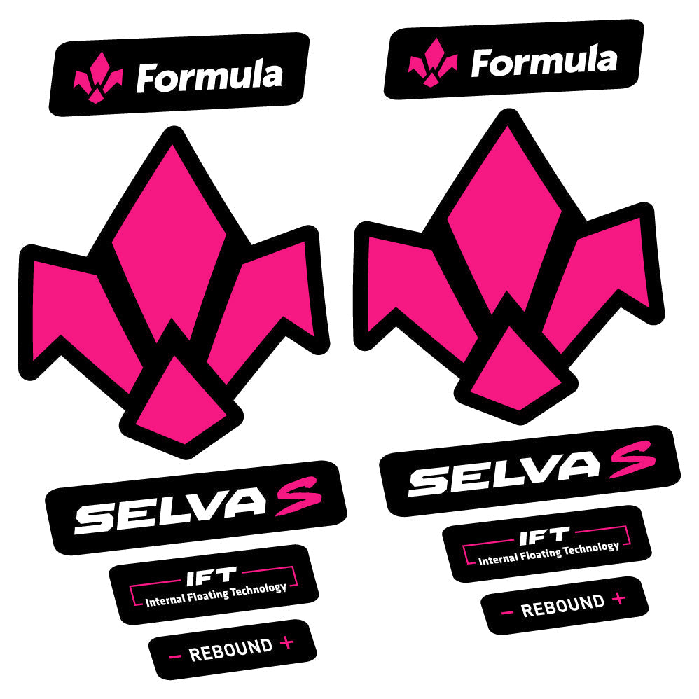Adesivi Forcella Formula Selva S 2019 in vinile - Fucsia