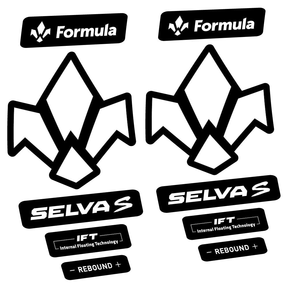 Adesivi Forcella Formula Selva S 2019 in vinile - Bianco
