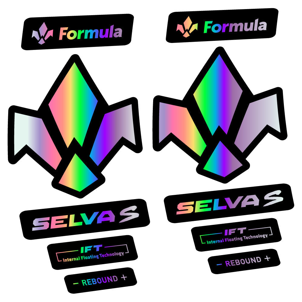 Adesivi Forcella Formula Selva S 2019 in vinile - Olografico