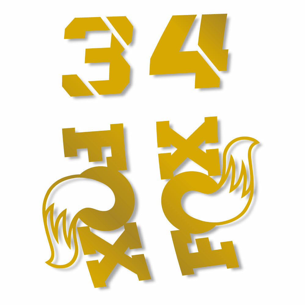 Adesivi Forcella Fox 34 in vinile