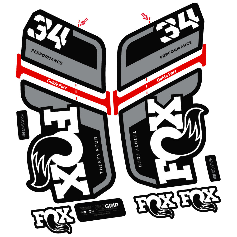 Adesivi Forcella Fox 34 Performance 2022Stycker in vinile