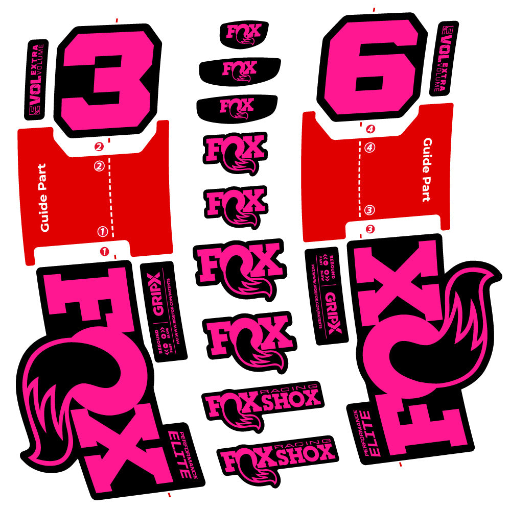 Adesivi Forcella Fox 36 Performance Elite in vinile