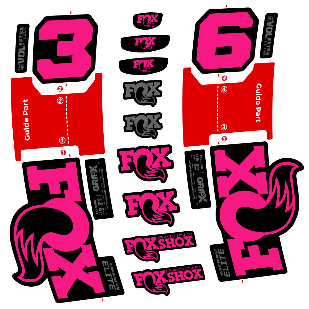 Adesivi Forcella Fox 36 Performance Elite in vinile