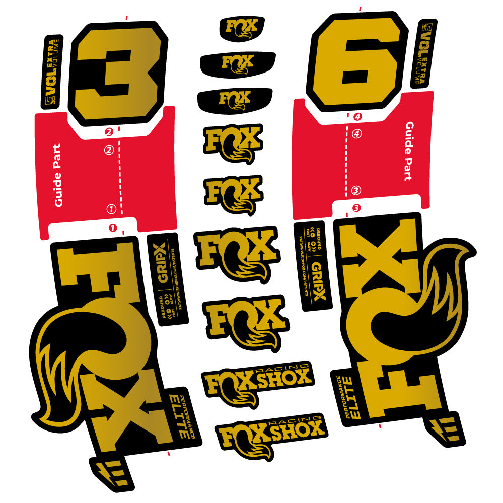 Adesivi Forcella FOX 36 Performance Elite E-Optimized in vinile