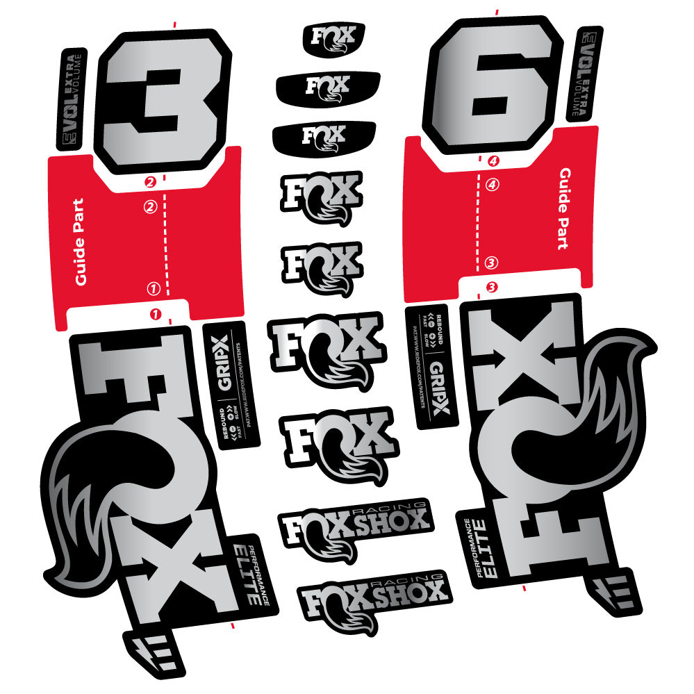 Adesivi Forcella FOX 36 Performance Elite E-Optimized in vinile