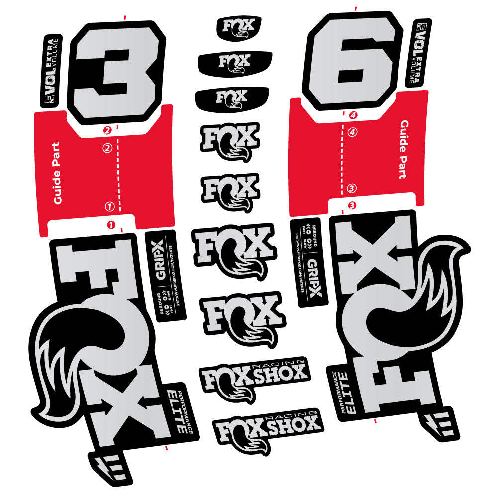 Adesivi Forcella FOX 36 Performance Elite E-Optimized in vinile