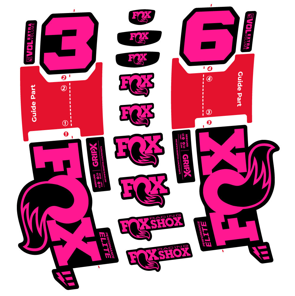 Adesivi Forcella FOX 36 Performance Elite E-Optimized in vinile