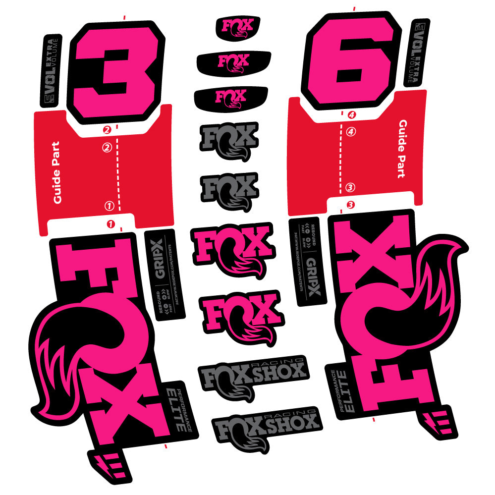 Adesivi Forcella FOX 36 Performance Elite E-Optimized in vinile