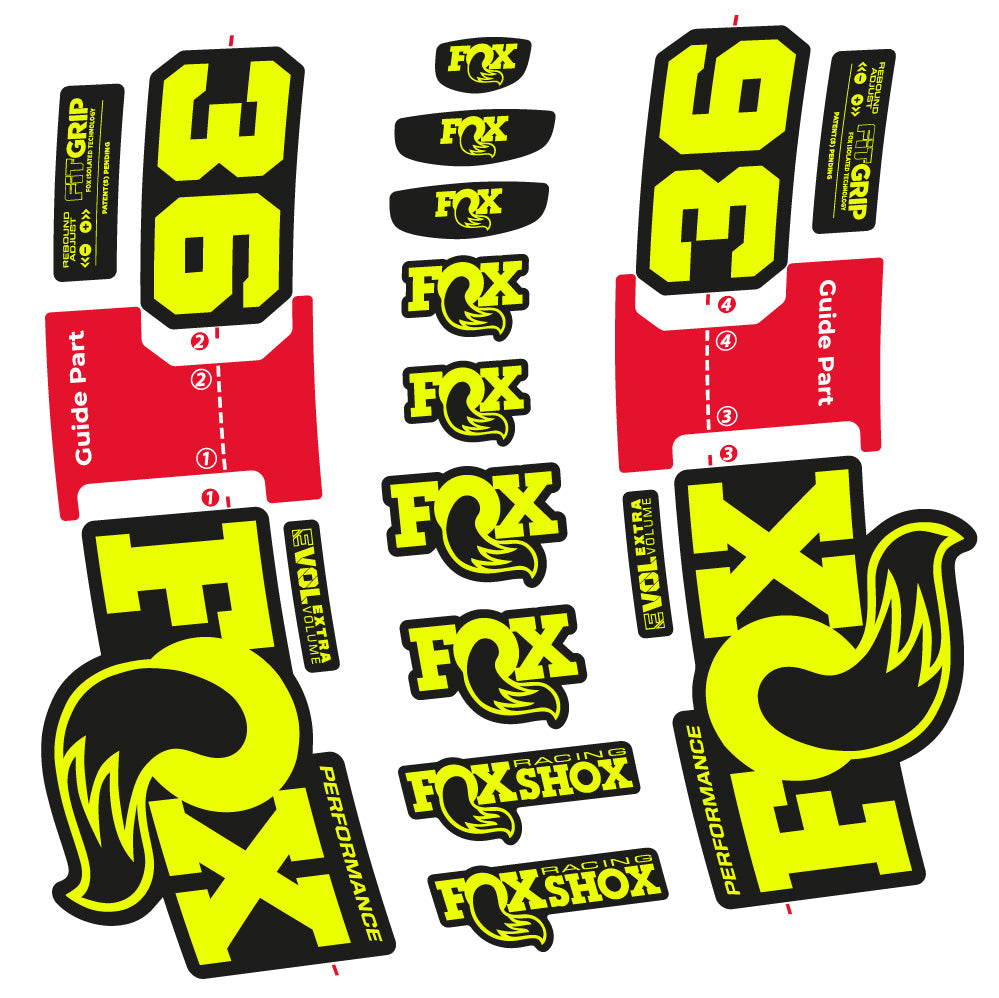 Adesivi Forcella FOX 36 Performance in vinile