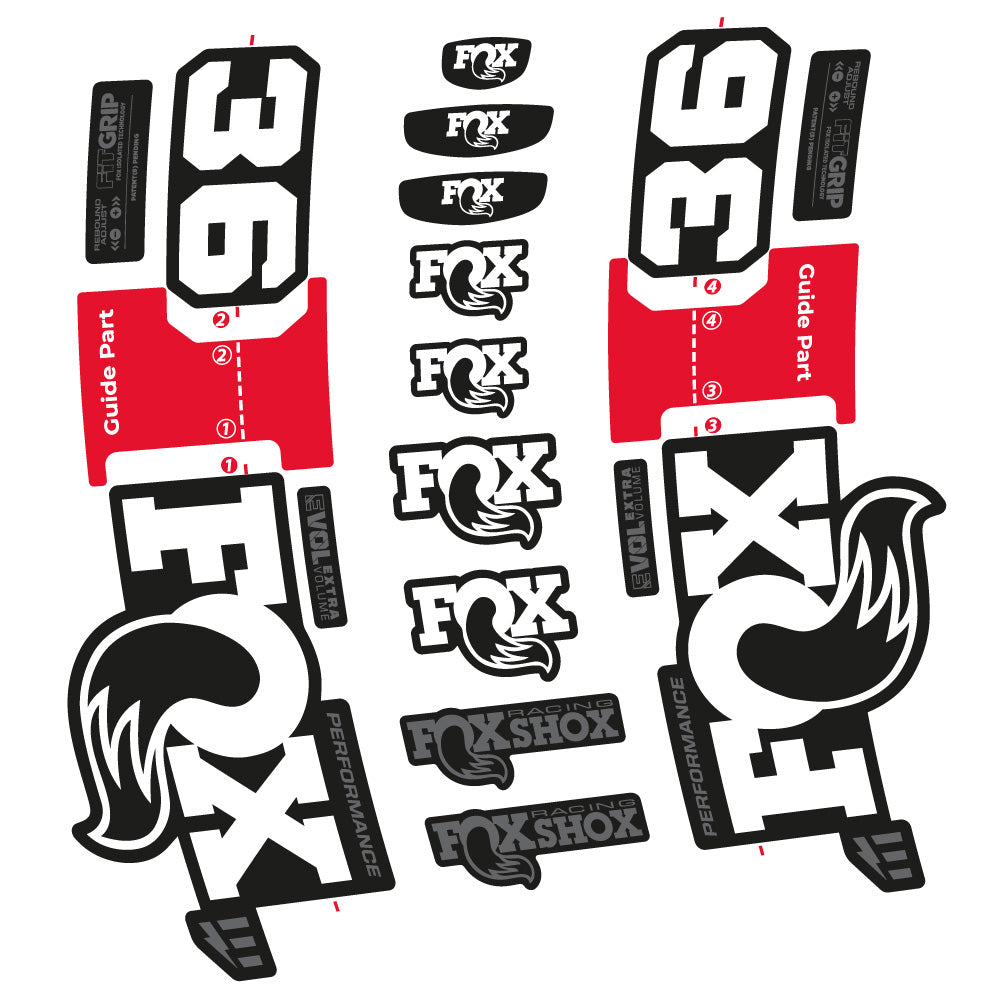 Adesivi Forcella Fox 36 Performance E-Optimized in vinile