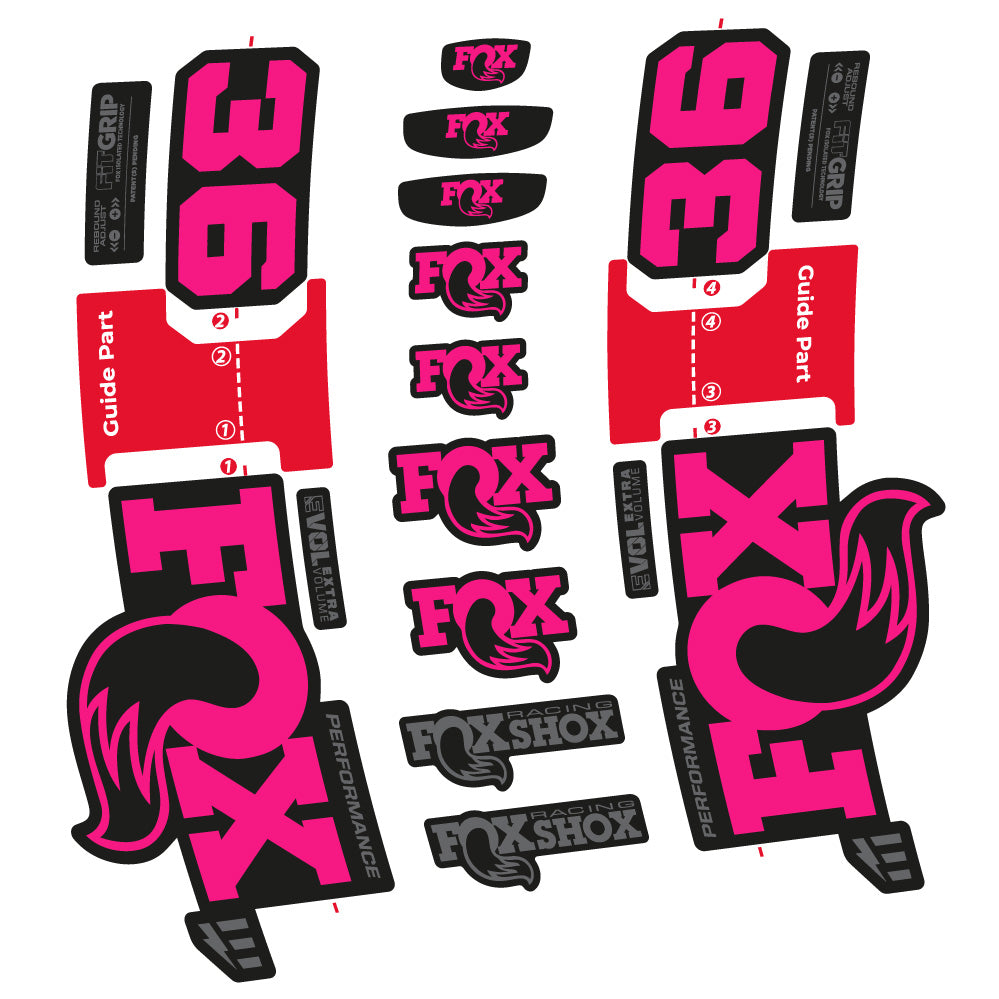 Adesivi Forcella Fox 36 Performance E-Optimized in vinile